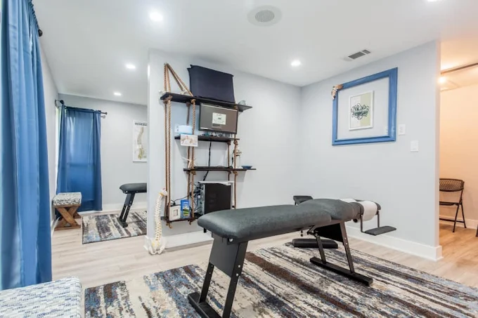 Dynamic Life Chiropractic upper cervical adjustment room with precision adjusting table
