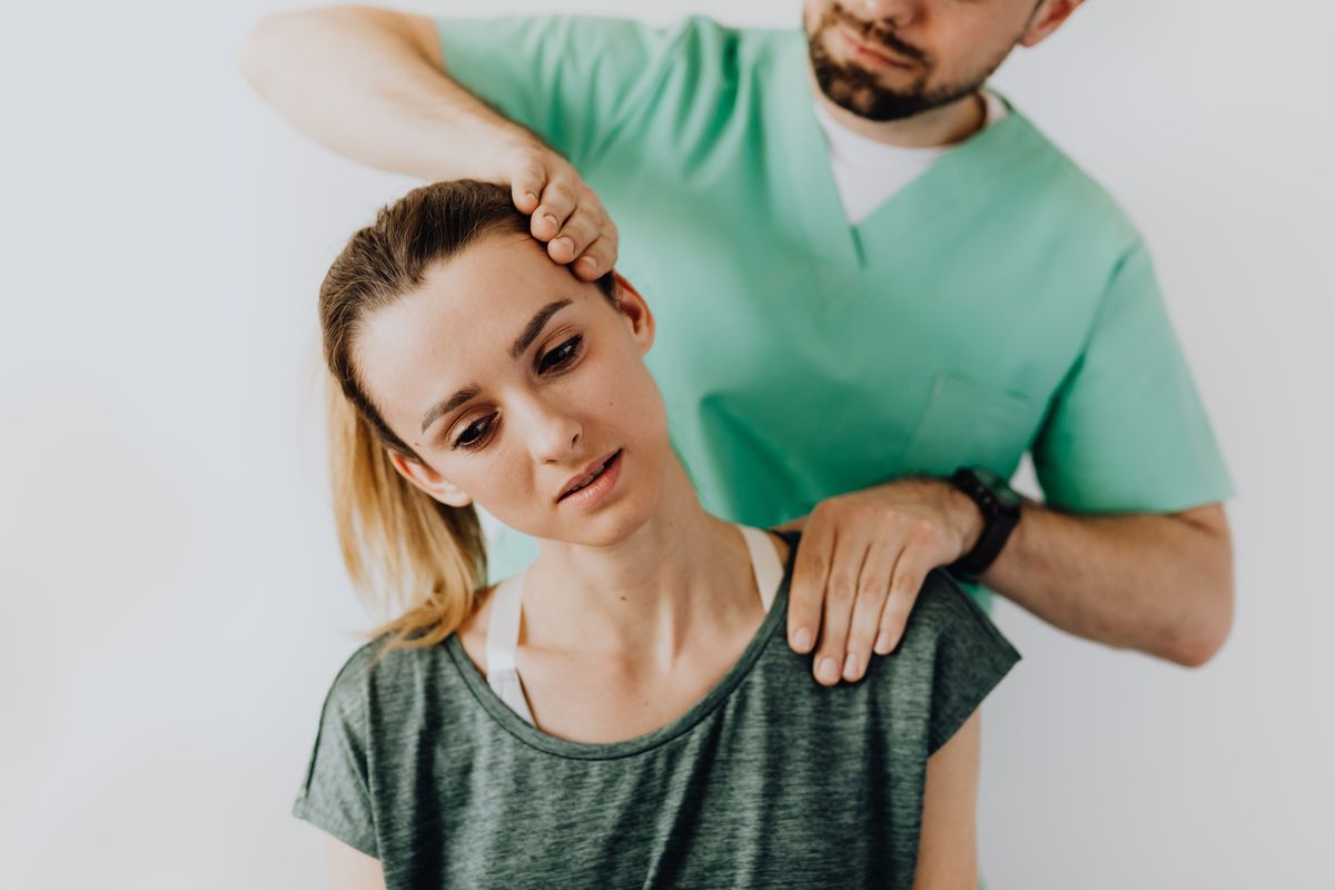 Upper cervical chiropractic adjustment at Dynamic Life Chiropractic